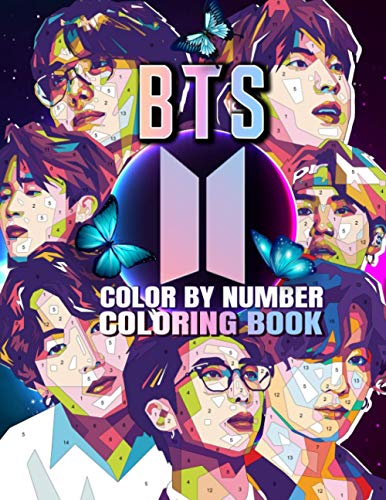 BTS Color By Number Coloring Book by Michael Carrick | Goodreads