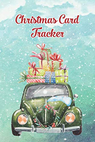Christmas Card Tracker: Christmas Card List Tracker for Holiday ...