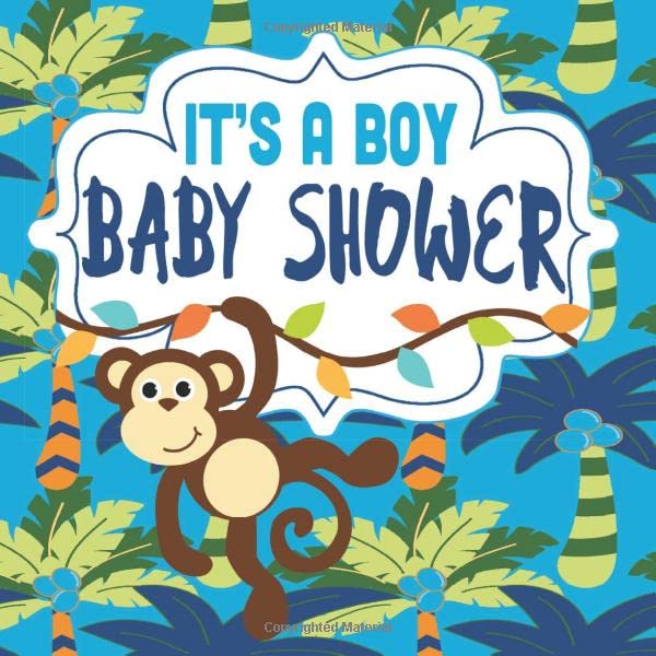 It's A Boy Baby Shower Baby Shower Guestbook Registry for Boys with