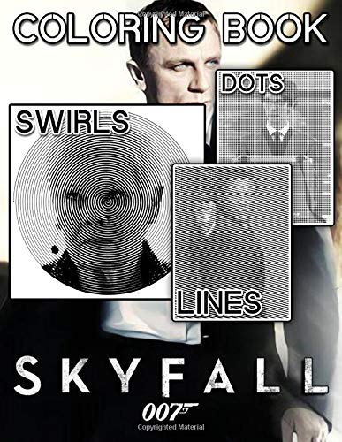 Skyfall Dots Lines Swirls Coloring Book: Skyfall Impressive Adult