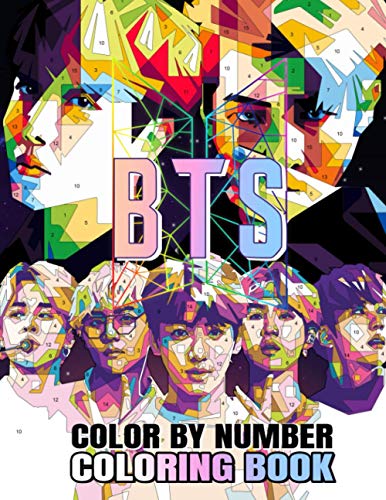 BTS Color By Number Coloring Book by Michael Carrick | Goodreads
