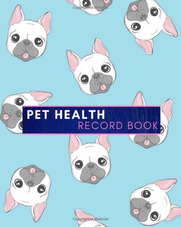 Pet Health Record Book Complete Pet Profile, Groomer & Veterinary Care