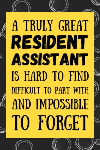 Resident Assistant Gifts: Blank Lined Journal Notebook, an Appreciation ...