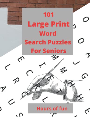101 Large Print word search Puzzles for Seniors: search words puzzles ...