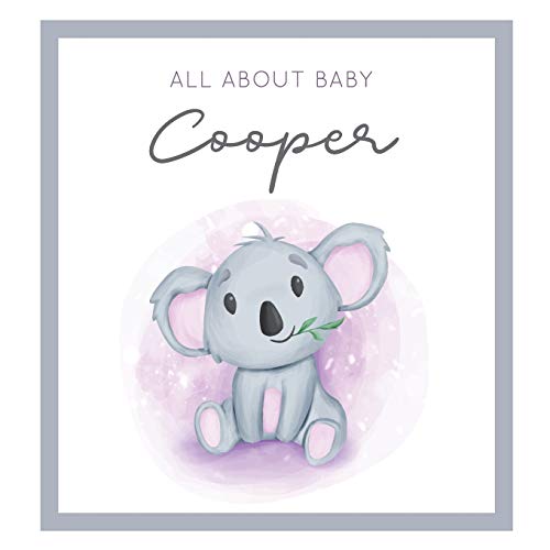 All About Baby Cooper: MODERN BABY BOOK - The Perfect Personalized ...