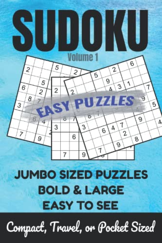 Easy Sudoku Puzzle Over 125 Bold Large Print Puzzles With Easy To Read 