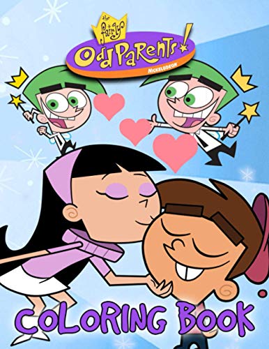 The Fairly Oddparents Coloring Book: Easy Coloring Book For Having Fun
