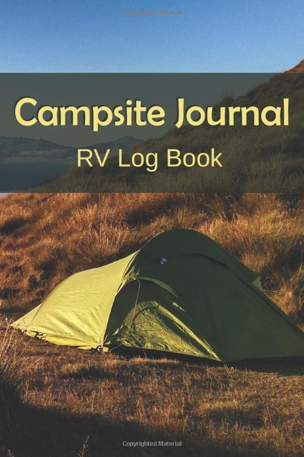 Campsite Journal (RV Log Book) RV Journals to write in, Camping log