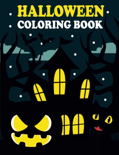 Halloween Coloring Book: Fun Coloring Activities For Kids , Easy to ...