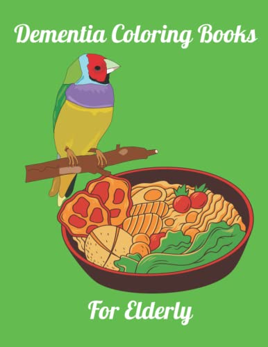 Dementia Coloring Books For Elderly: Large Print Designs for Adults and ...