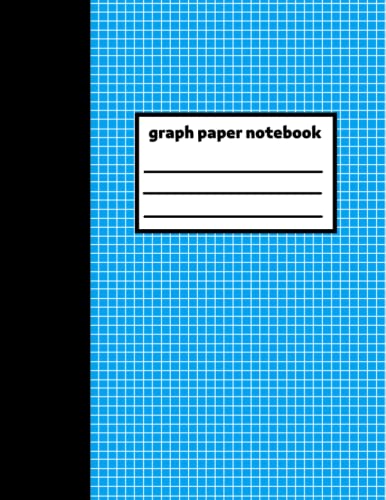 Graph paper notebook: Composition Notebook: Grid Paper Notebook, Grid ...