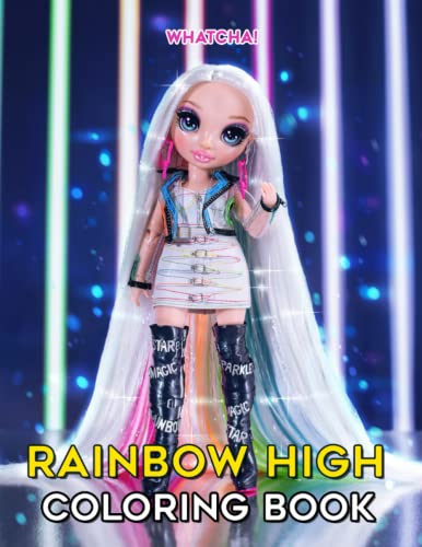 Rainbow High Coloring Book: Adorable Dolls Illustrations For Kids