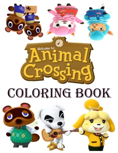 animal crossing COLORING BOOK: Over 80 Pages of Cute Fun Animal ...