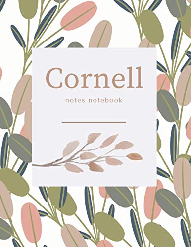 Cornell Notes Notebook 8.5" x 11", paper note-taking system lined 100 ...