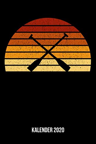 Kalender 2020: Terminplaner A5 - Vintage Sonne Rudern Wochenkalender 