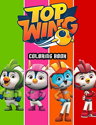 Top Wing Coloring Book: 50+ Coloring Pages. Exclusive Artistic ...