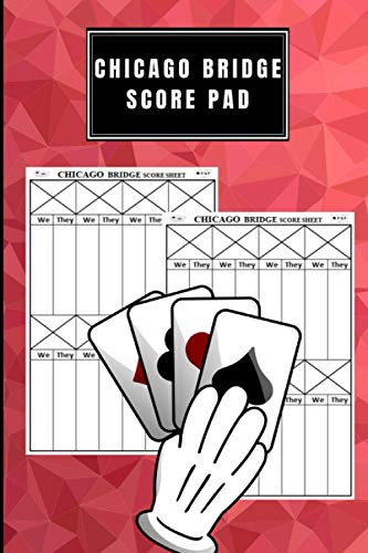 Chicago Bridge Score Pad: Chicago Bridge Sheet |Bridge Games |Game ...