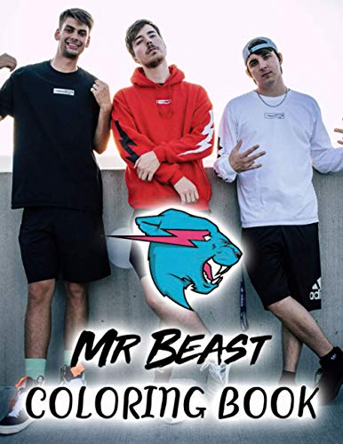 Mr.Beast Coloring Book: Unique Coloring Book For Fans Of Mr.Beast With ...