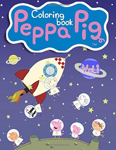 Peppa Pig Coloring Book: Peppa Pig Jumbo Coloring Book With Cool Images ...