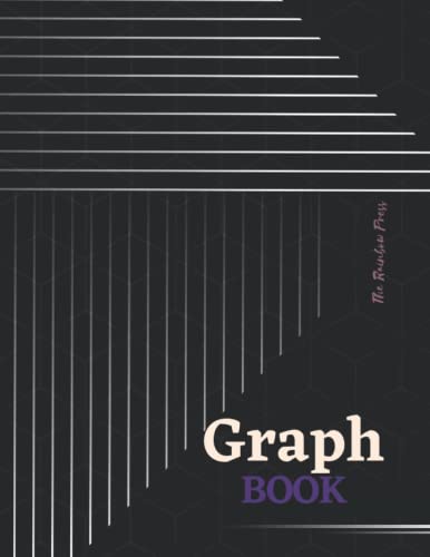 Graph Book: Black Stylish Cover,120 Pages, 8.5