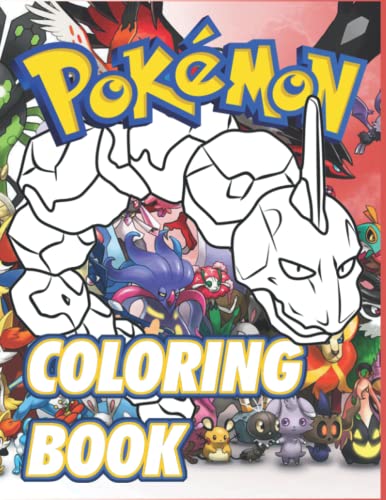 Pokémon Coloring Book: Plenty Of Beautiful Pokémon Illustrations For ...