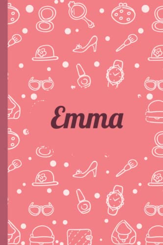 Notebook Emma Emma personalized name journal: Lined Writing Notebook with ...