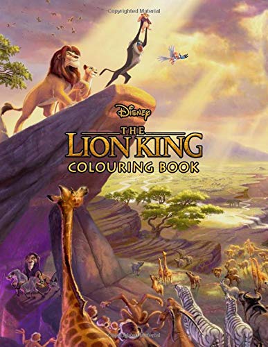 Disney Lion King Colouring Book: Jumbo Colouring Books For Kids of All