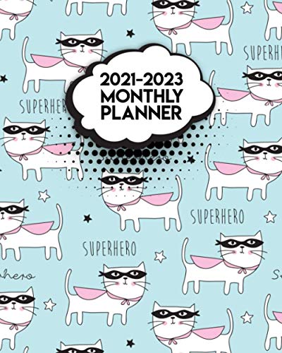 2021-2023 Monthly Planner: Three Year Calendar, Agenda, Organizer with