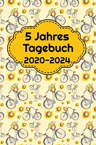 5 Jahres Tagebuch 2020-2024: Drei Zeilen pro Tag für mehr Dankbarkeit, positives Denken, Glück 