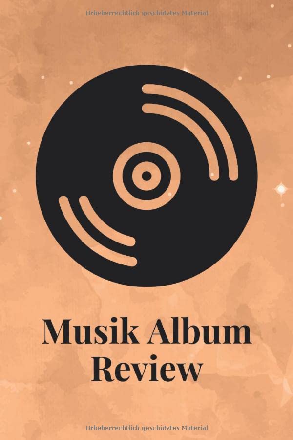 Musik Album Review Journal um deine Lieblings Platten und Cd’s zu