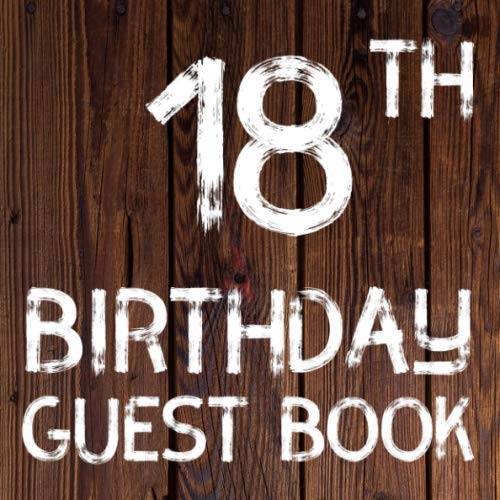 18th Birthday Guest Book 18th Birthday Celebration Party, Keepsake