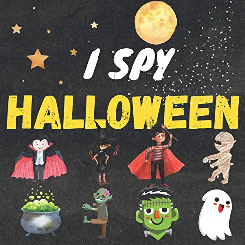 I Spy Halloween: A Fun Coloring & Guessing Game for Children, Toddlers