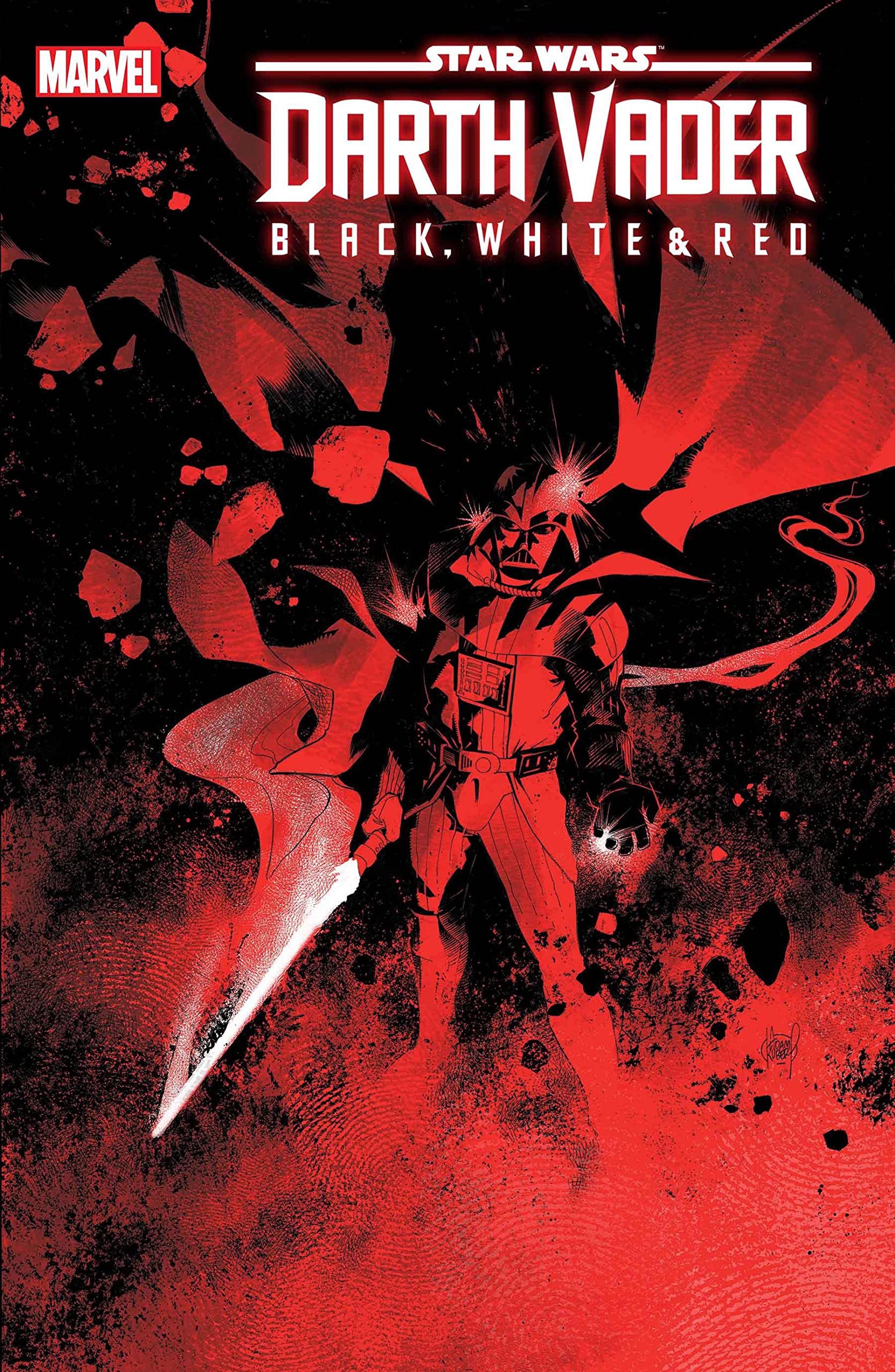 Star Wars: Darth Vader - Black, White & Red book cover 1