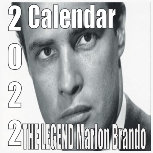 Calendar Marlon Brando 20212022 Calendar with 34 pages and (8,5"x 8,5