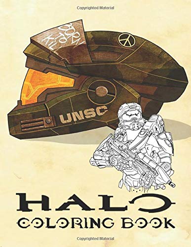 Halo Coloring Book: Join the interstellar war between humanity and the