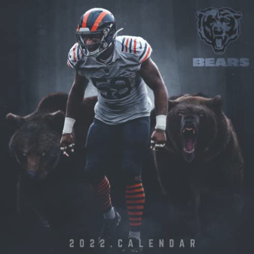 Chicago Bears 2022 Calendar SPORT Calendar 20222023 18 months BIG