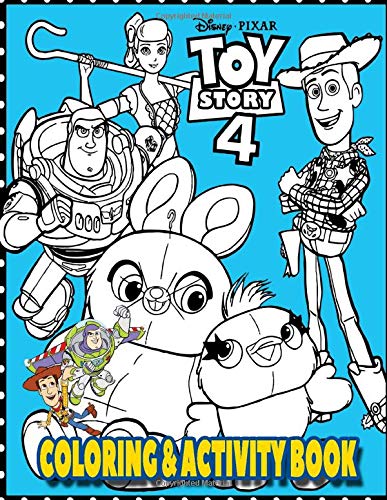Toy Story Coloring & Activity Book: 50+ beautiful illustrations and fun ...