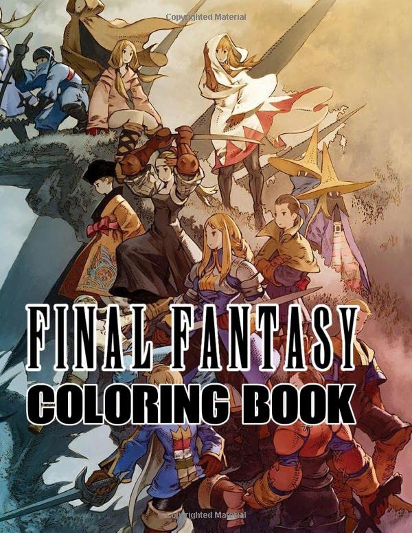 Final Fantasy Coloring Book The ultimate coloring book for Final
