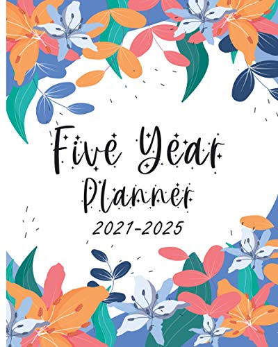 Five Year Planner: Monthly Planner and Calendar | 5 Year Planner and ...