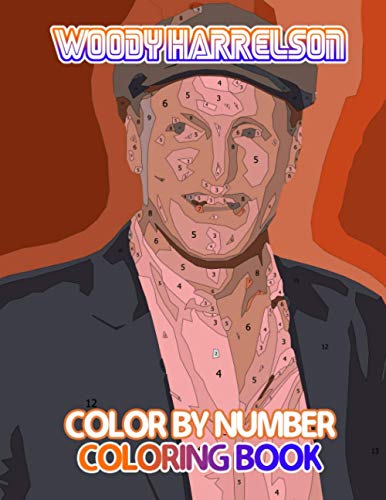 Woody Harrelson Color By Number: Primetime Emmy Award Academy Awards Nominee Inspired Color ...