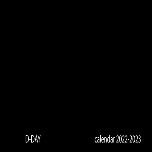 DDAY CALENDAR 20222023 Great 2022 Calendar for any fans with 8.5'' x