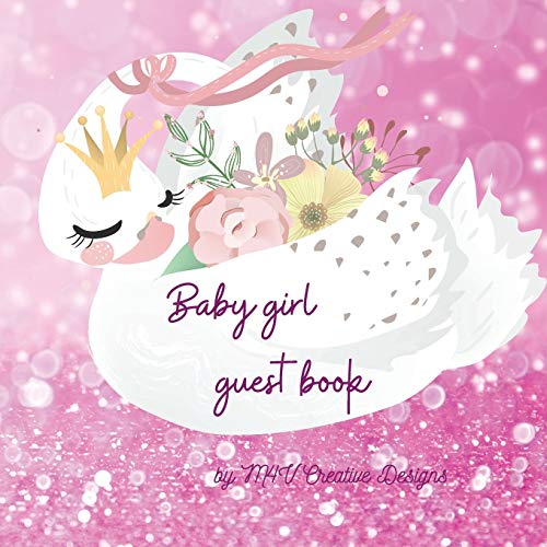 Baby girl guest book Adorable baby girl guest book for baby shower or