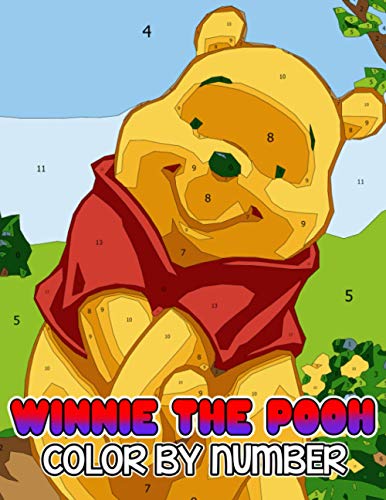 Winnie the Pooh Color by Number: Cute Bear Animation Television Series ...