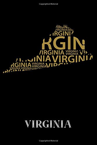 Virginia Ruled Journal Virginia: Writing Journal to Write In, Lined Notebook, Virginia Themed ...
