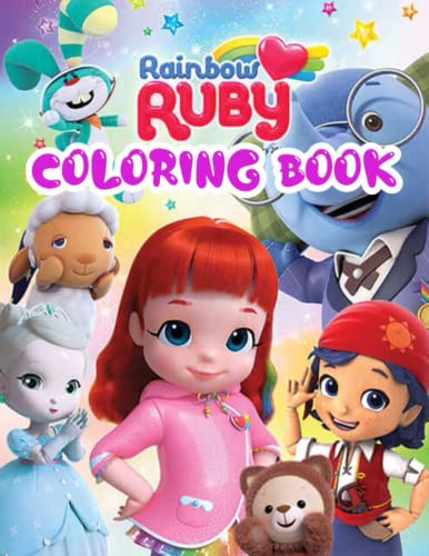 Rainbow Ruby Coloring Book: Coloring Book For Kids Ages 2-13+ Gift For ...