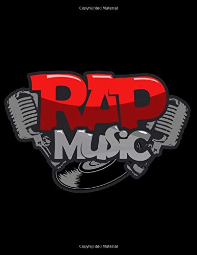 Rap Music Notebook for Rappers: Journal for Rap Music Lover, Gray Lined ...