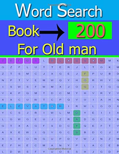 Word Search Book For Old man: The Supreme Word Search Book for Adults ...