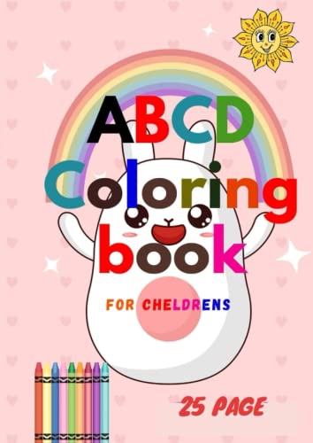 ABCD Coloring book for cheldrens , There are 25 different to letters ...
