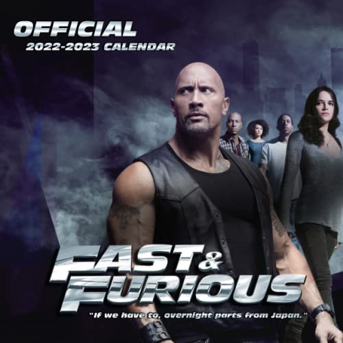 Fast And Furious Calendar 2025 