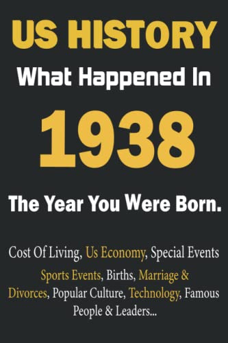 What Happened In US History 1938 The Year You Were Born: Back In 1938 ...